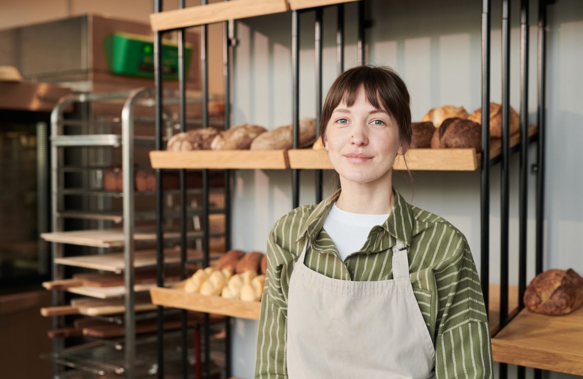 Woman in the bakery